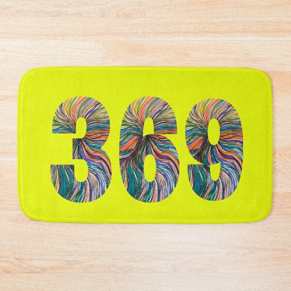Item preview, Tesla magic manifesting numbers with multicolored abstract interiors designed and sold by Mary Egan.