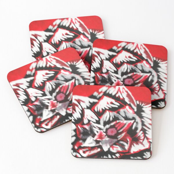 Item preview, Red Abstract Flowers designed and sold by LBlaze.