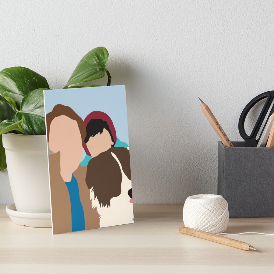 "Nick, Charlie and Nellie Heartstopper" Art Board Print by UrbanHaag