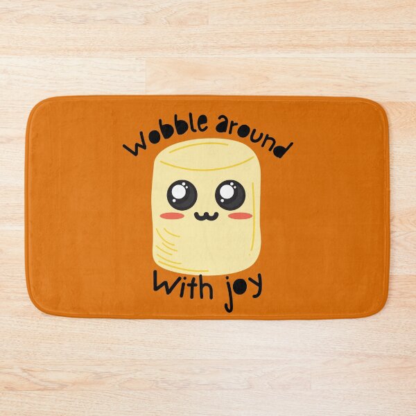 Item preview, Kawaii Yellow Marshmallow - Wobble around with joy  designed and sold by SalxSal.