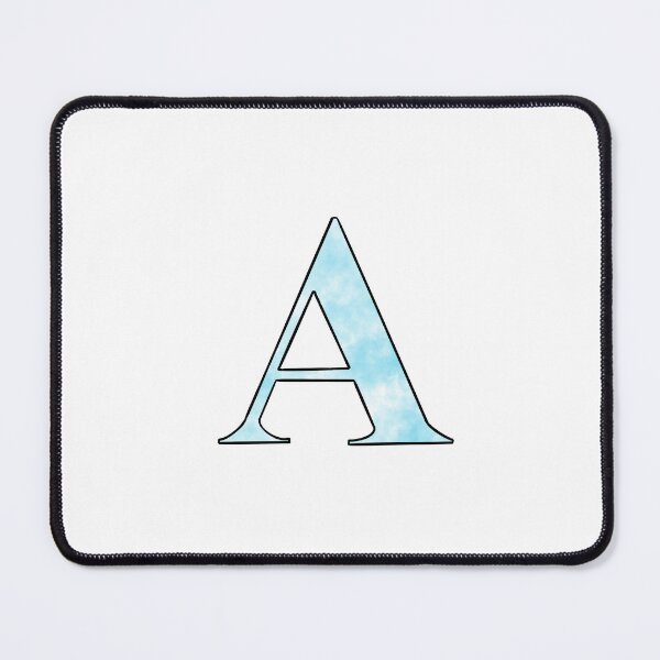 Item preview, Blue water color letter A or Alpha designed and sold by Skymax45.
