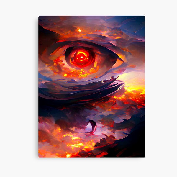 Sauron'S Eye Wall Art, Evil Eye Painting Art Canvas Prints Wall Art, H –  UnixCanvas