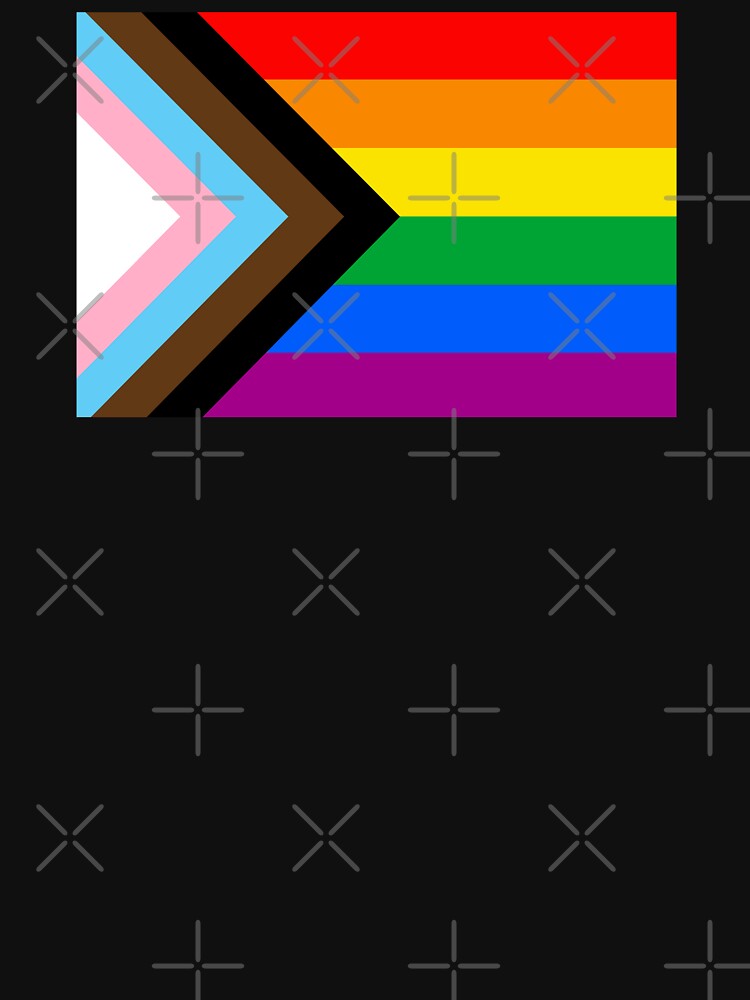 Thumbnail 7 of 7, Classic T-Shirt, Progress Pride Flag designed and sold by Gayesthetic.