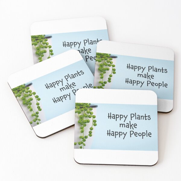 Item preview, House plant with happy face on beads, Happy Plants make Happy people designed and sold by Hollyharry.