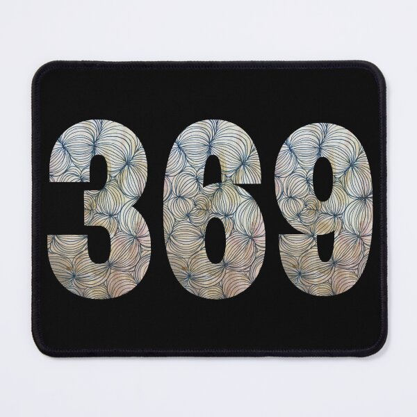 Item preview, Tesla magic manifesting numbers with multicolored abstract interiors designed and sold by Mary Egan.