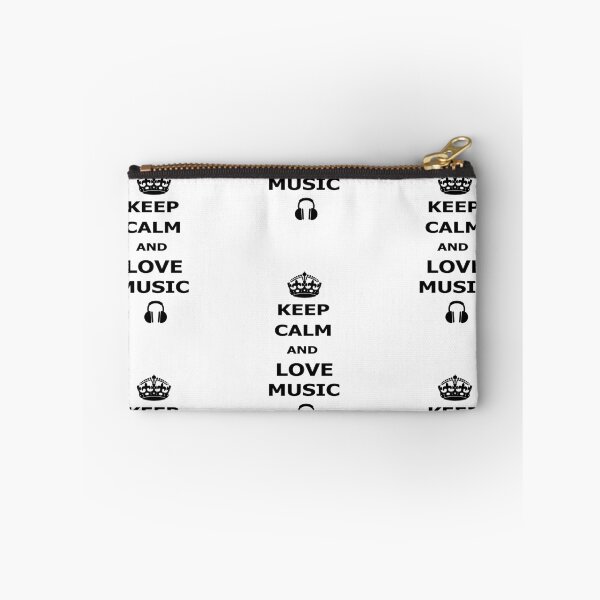 Item preview, keep calm and love music designed and sold by AnnaVenski.