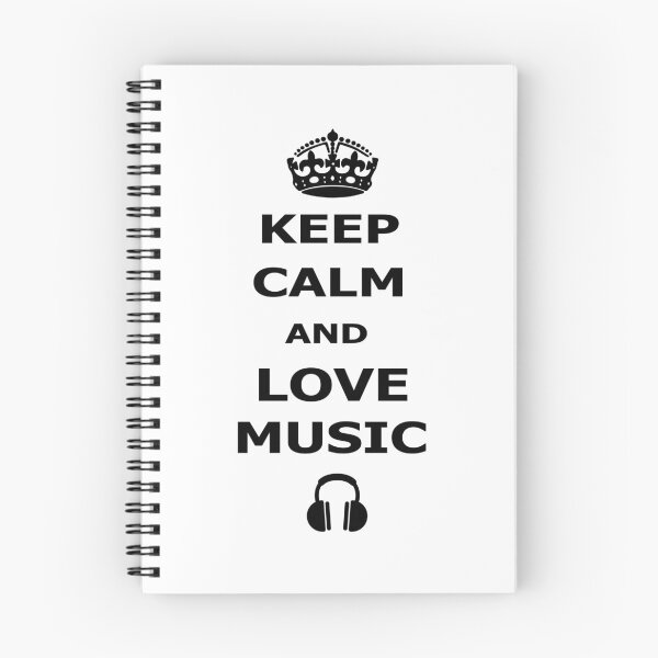 Item preview, keep calm and love music designed and sold by AnnaVenski.