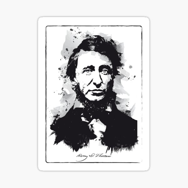 Henry David Thoreau Sticker