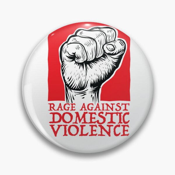 Item preview, Rage Against Domestic Violence ( Propaganda Fist Red ) designed and sold by WULFLAND ARTS.