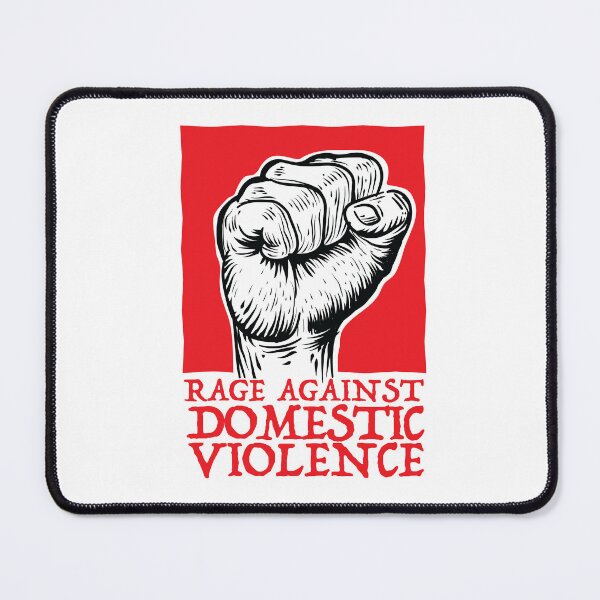 Item preview, Rage Against Domestic Violence ( Propaganda Fist Red ) designed and sold by WULFLAND ARTS.