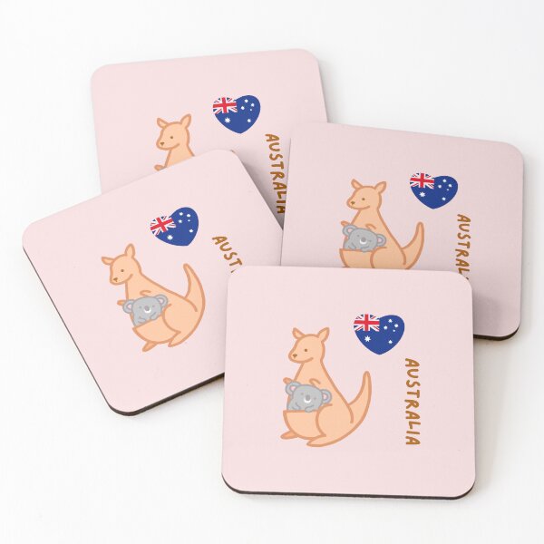 Item preview, Cute I Love Australia Kangaroo Koala designed and sold by theslothinme.