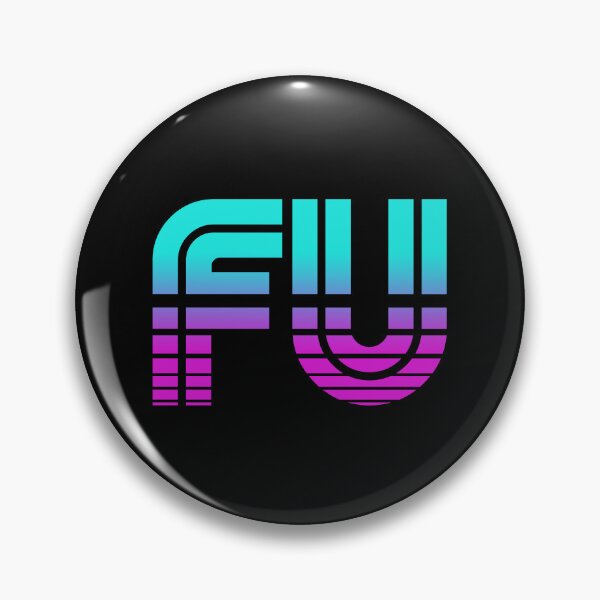 Item preview, FU Retro FUture 80s Synthwave Sunset designed and sold by Nostalgia-Lab.
