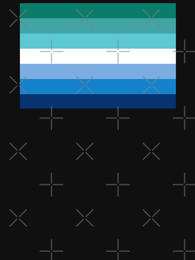 Thumbnail 7 of 7, Classic T-Shirt, Gay Male Pride Flag designed and sold by Gayesthetic.