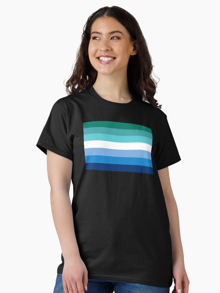 Thumbnail 2 of 7, Classic T-Shirt, Gay Male Pride Flag designed and sold by Gayesthetic.