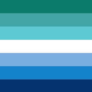 Artwork thumbnail, Gay Male Pride Flag by Gayesthetic