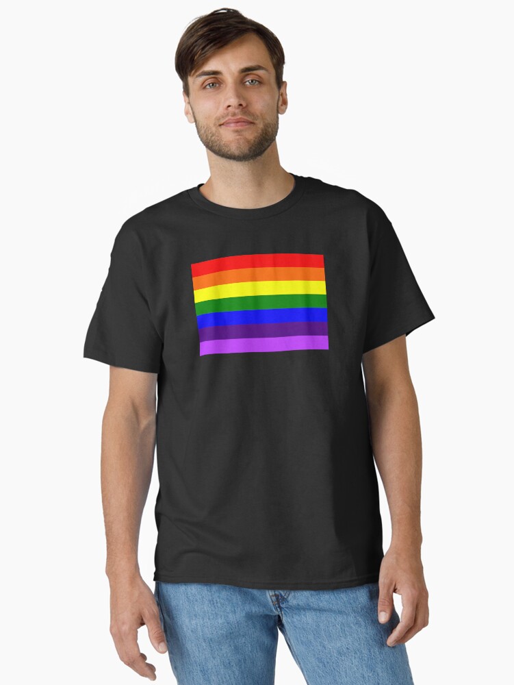 Thumbnail 2 of 7, Classic T-Shirt, 1978 Gay Pride Flag designed and sold by Gayesthetic.