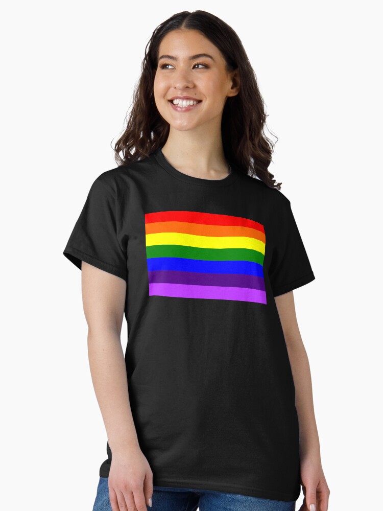 Thumbnail 1 of 7, Classic T-Shirt, 1978 Gay Pride Flag designed and sold by Gayesthetic.