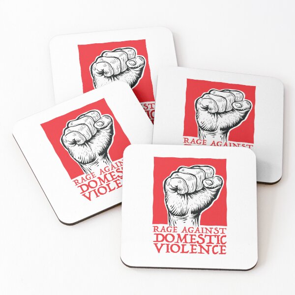 Item preview, Rage Against Domestic Violence ( Propaganda Fist Red ) designed and sold by WULFLAND ARTS.