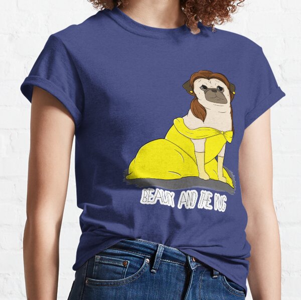 disney princess pug shirt