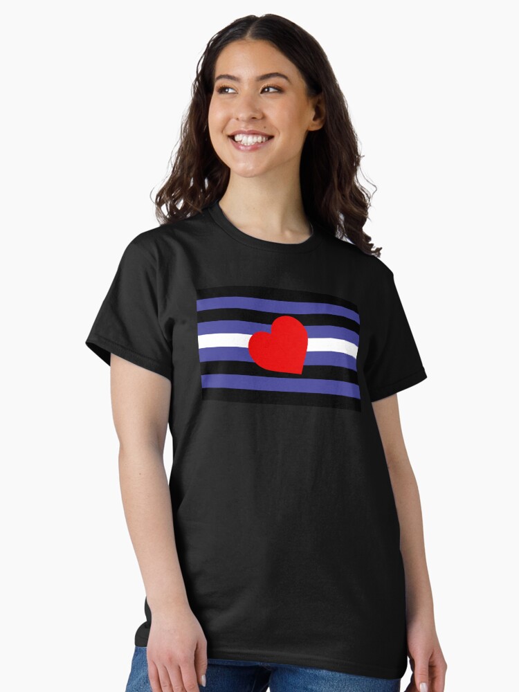 Thumbnail 2 of 7, Classic T-Shirt, Leather Pride Flag designed and sold by Gayesthetic.