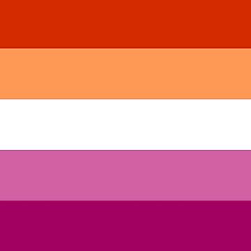 Artwork thumbnail, Lesbian Pride Flag by Gayesthetic