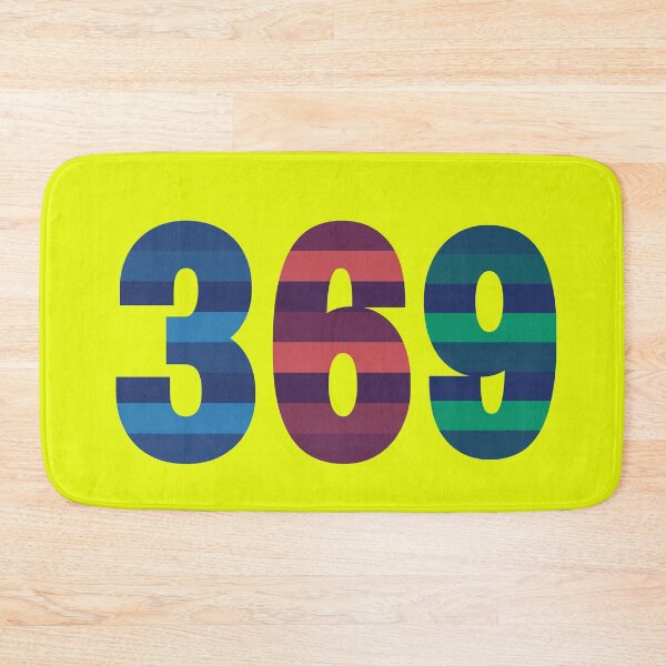 Item preview, Tesla magic manifesting numbers in bold and strong stripes in blues, greens and reds. designed and sold by Mary Egan.