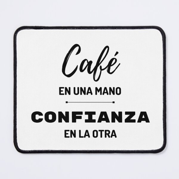 Item preview, Café en una mano y Confianza en la ortra designed and sold by Veronica Sanchez.