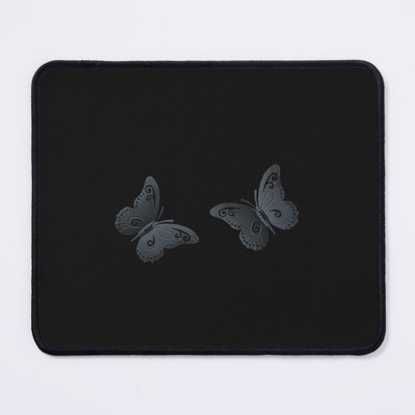Item preview, Gray Butterflies on a Black Background designed and sold by AliCatOriginals.