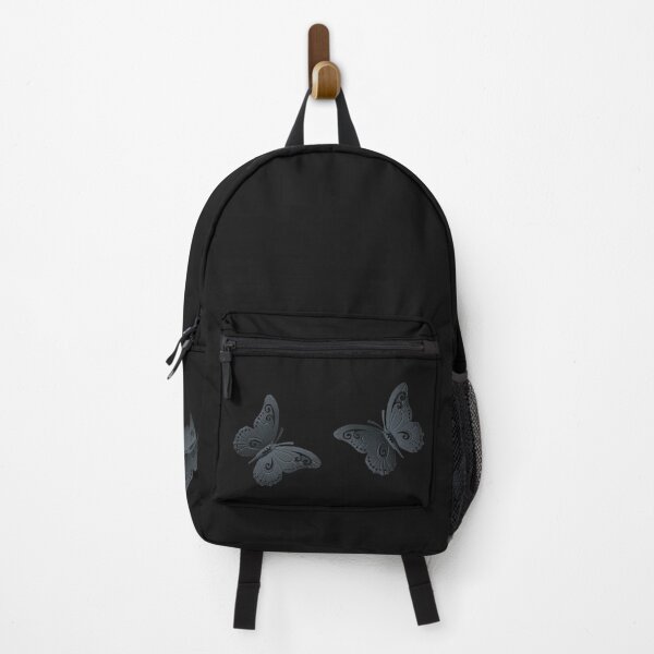 Item preview, Gray Butterflies on a Black Background designed and sold by AliCatOriginals.