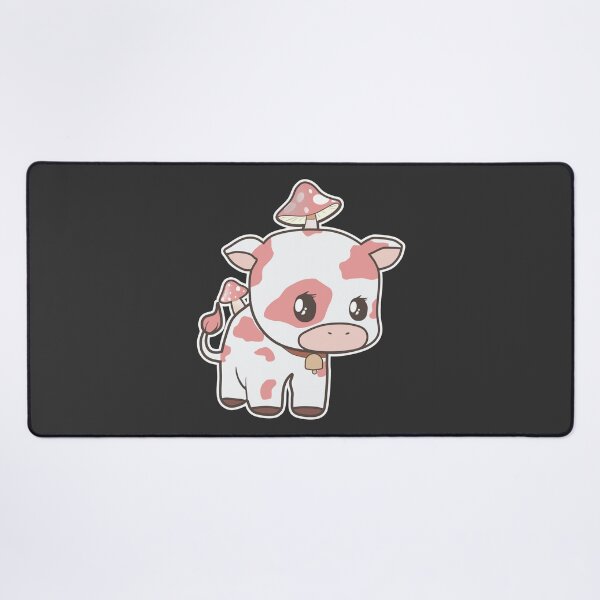 Vista previa del artículo con la obra «Mooshroom / Linda Vaca Kawaii con Hongos / Vacas Kawaii», diseñado y vendido por CoolSkin.
