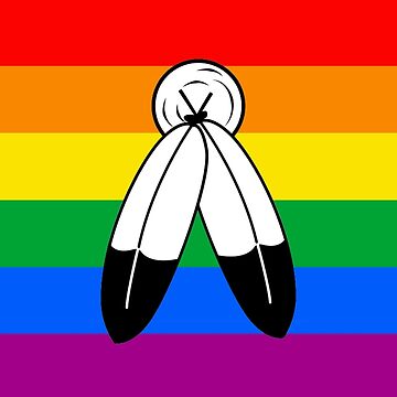 Artwork thumbnail, Two Spirit LGBTQ+ Pride Flag by Gayesthetic