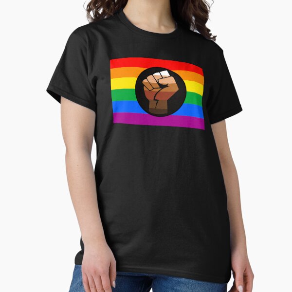 QPOC Rainbow Pride Flag Classic T-Shirt