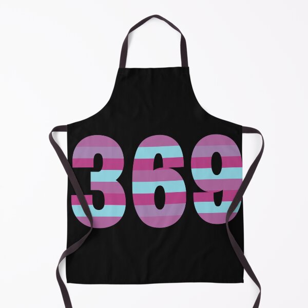 Item preview, Tesla magic manifesting numbers in bold affirming stripes of grape, plum, cherry and cotton candy blue. designed and sold by Mary Egan.