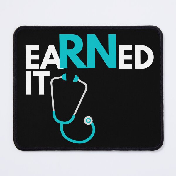 Item preview, Earned it- Registered Nurse graduate designed and sold by Oreo2020 Creations.