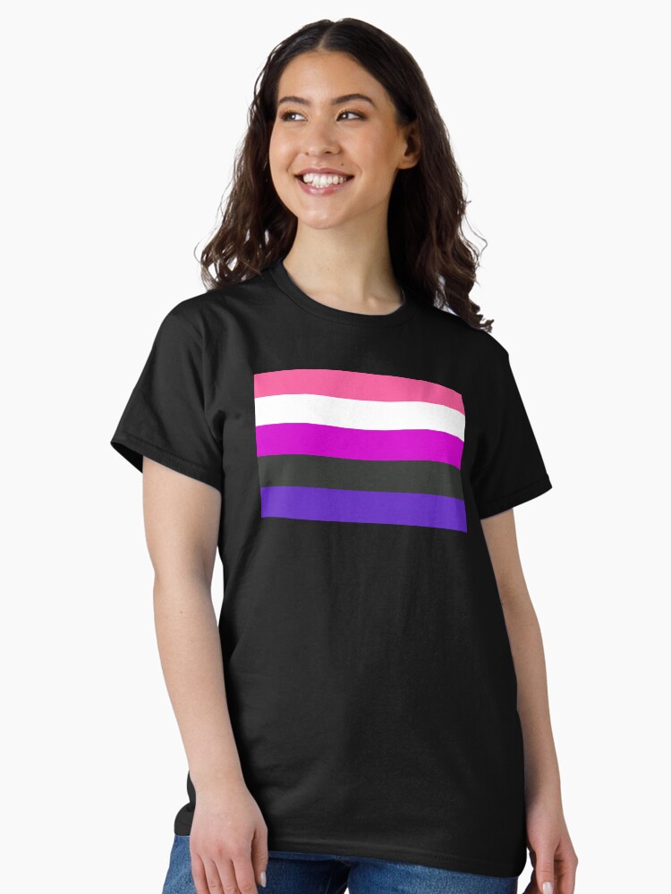Thumbnail 1 of 7, Classic T-Shirt, Genderfluid Pride Flag designed and sold by Gayesthetic.