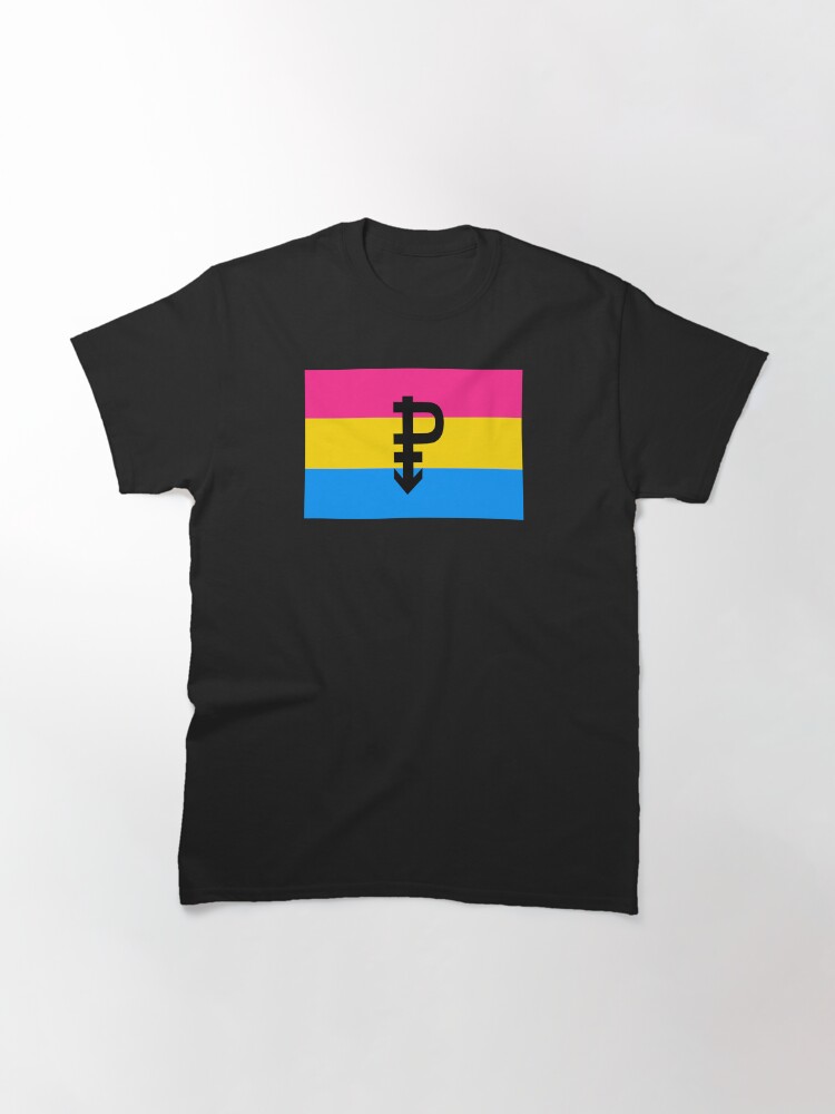 Thumbnail 3 of 7, Classic T-Shirt, Pansexual Pride Flag designed and sold by Gayesthetic.