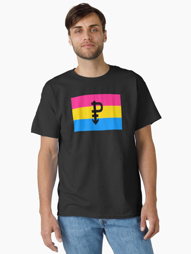 Thumbnail 2 of 7, Classic T-Shirt, Pansexual Pride Flag designed and sold by Gayesthetic.