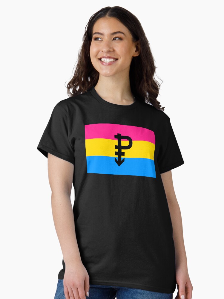 Thumbnail 1 of 7, Classic T-Shirt, Pansexual Pride Flag designed and sold by Gayesthetic.