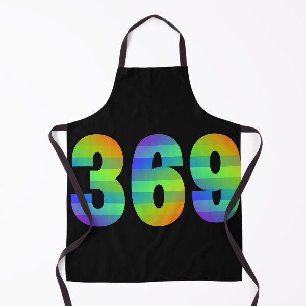 Item preview,  Tesla magic manifesting numbers in bold affirming rainbow stripes  designed and sold by Mary Egan.