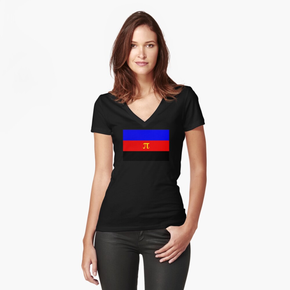 Item preview, Fitted V-Neck T-Shirt designed and sold by Gayesthetic.