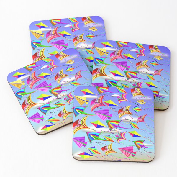 Item preview, Kites Rainbow Colors in the Wind designed and sold by BluedarkArt.