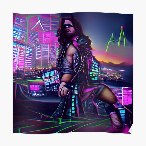 Johnny Cyberpunk Poster