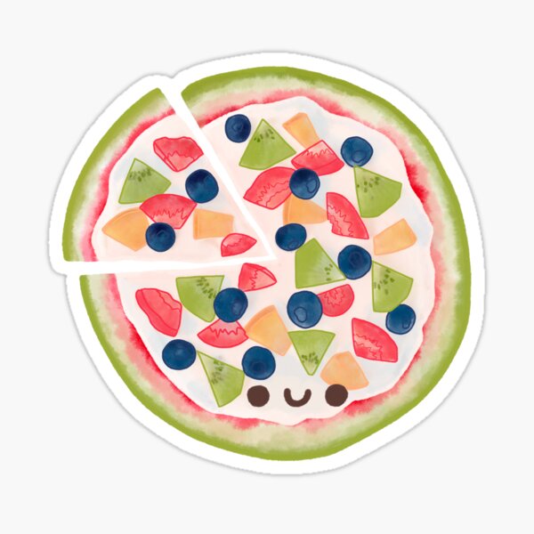 Watermelon Pizza Sticker