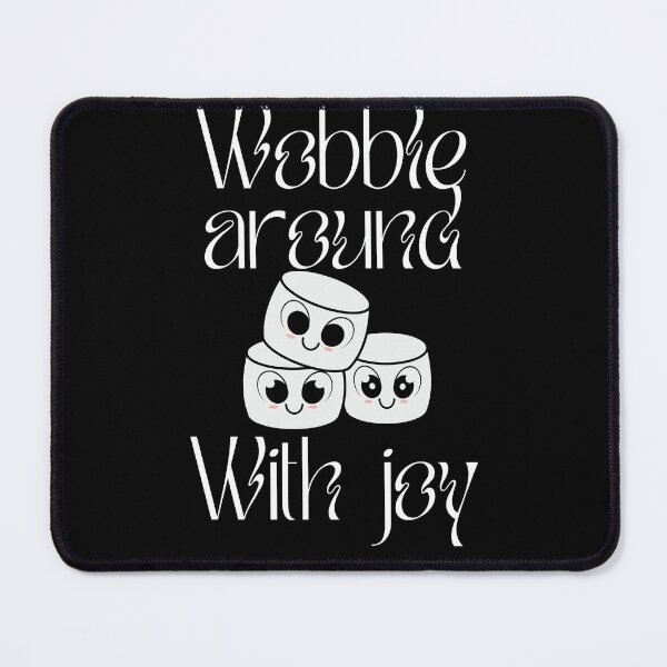 Item preview, Aesthetic White Marshmallow - Wobble around with joy  designed and sold by SalxSal.