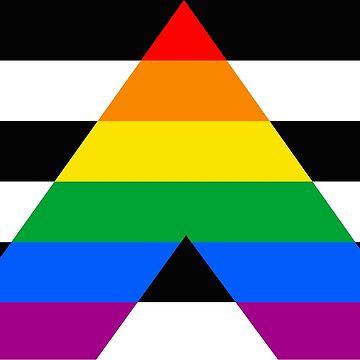 Artwork thumbnail, Straight Ally Pride Flag by Gayesthetic