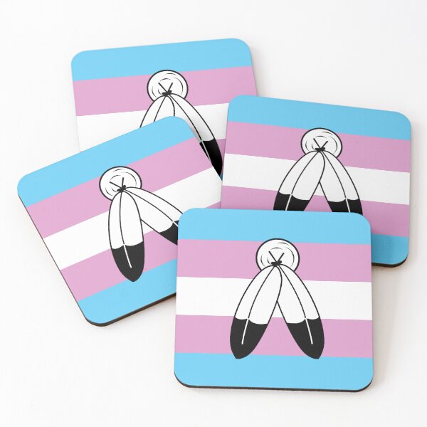 Item preview, Two Spirit Trans Pride Flag designed and sold by Gayesthetic.
