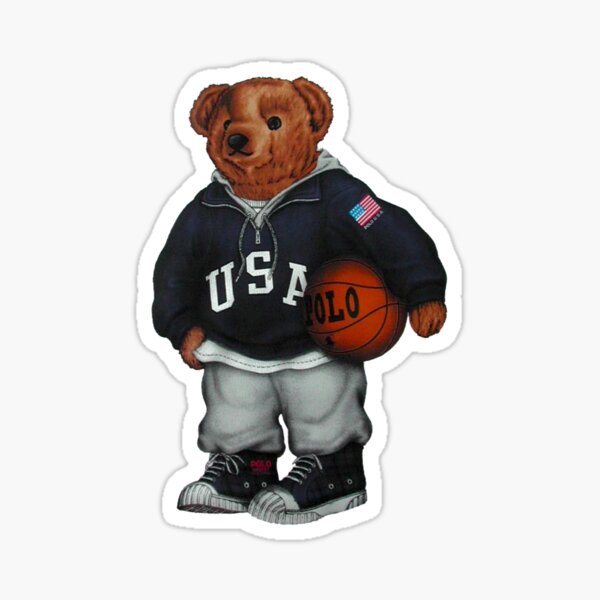 polo bear sticker