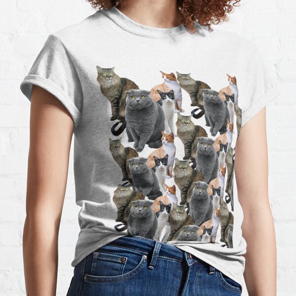 Many cats pattern Classic T-Shirt