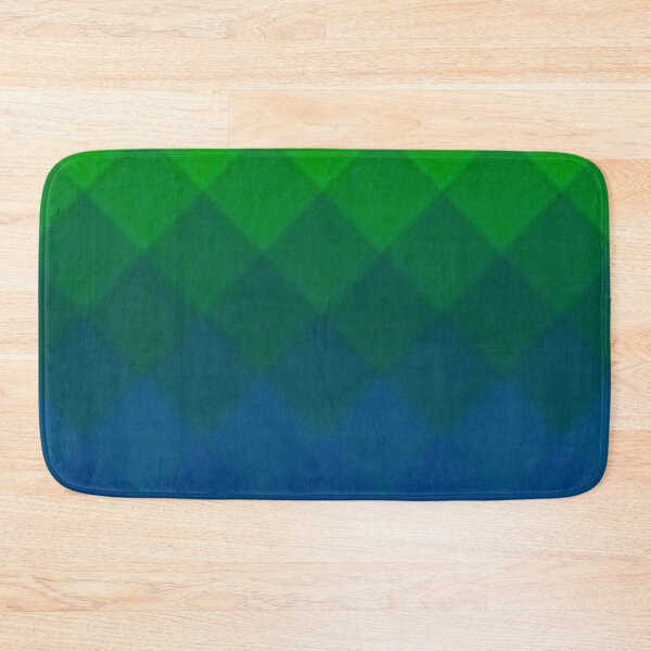 Item preview, Green and blue tones diamond abstract designed and sold by Cyber-Spider.