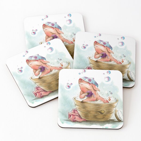 Item preview, Piggy Bathroom ~ Cute Home Decor designed and sold by Badlungsart.